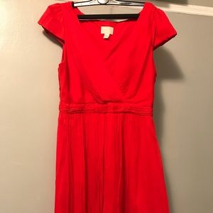 JCrew Knee length Bridesmaid dress in silk chiffon